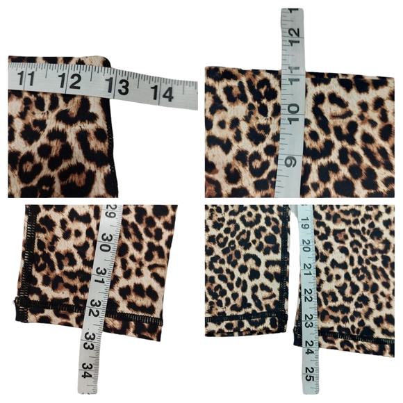 Zyia Active Leopard Brilliant Scrunchy Leggings-What Hi-Rise 7/8 - Picture 10 of 13